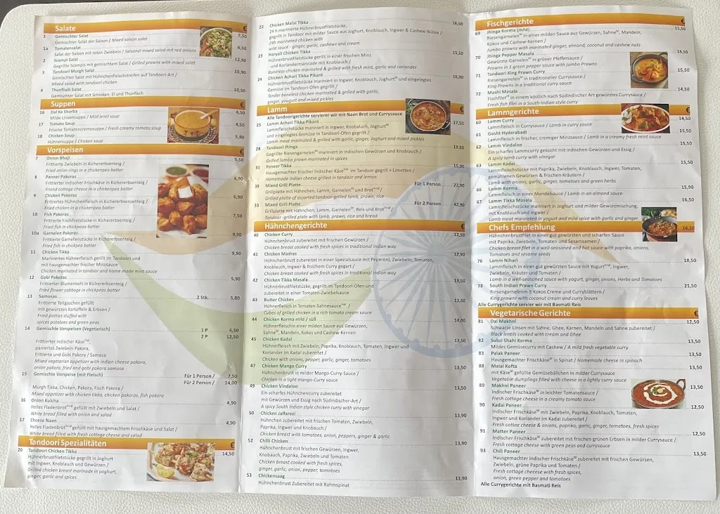 Menu_Welcome Indian Restaurant_Rhein_image_1
