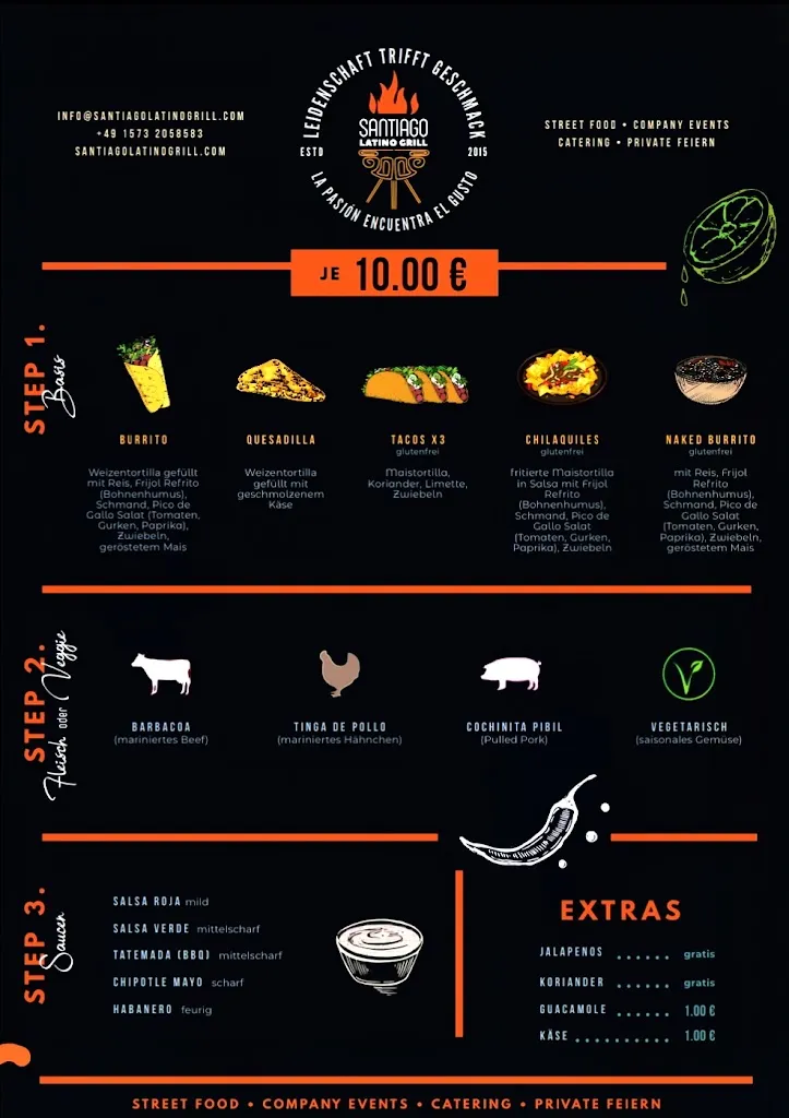 Menu_Santiago Latino Grill_Eschborn_immagine_1