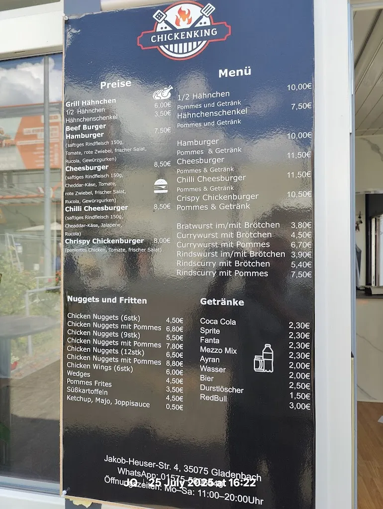 Menu_ChickenKing Gladenbach_Gladenbach_image_1