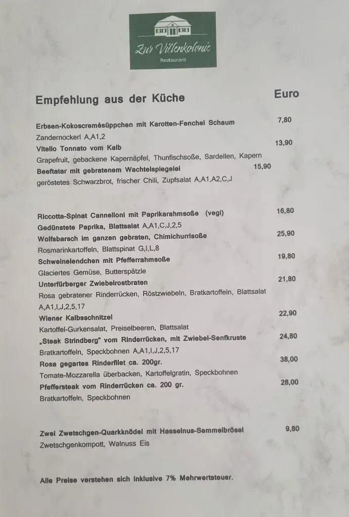 Menu_Zur Villenkolonie_Fürth_immagine_3