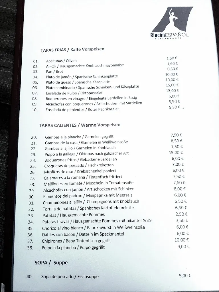 Menu_Rincón Español_Hanau_image_3