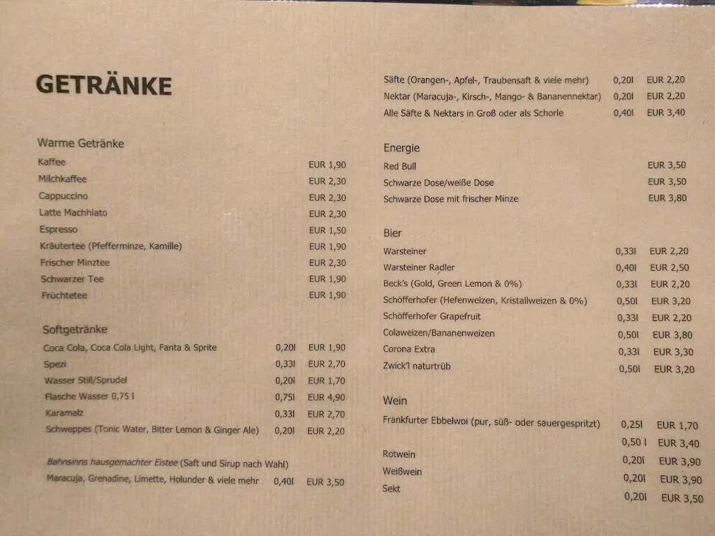 Menu_BAHNSINN ...die Bar mit Anschluss_Main_image_1