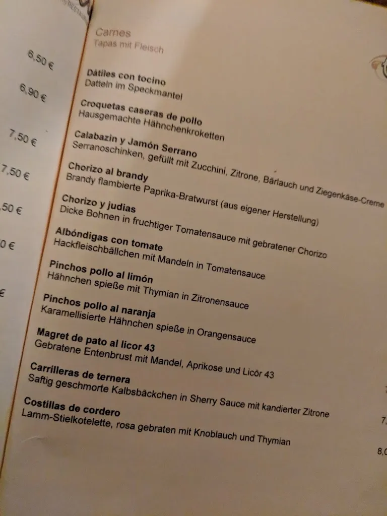 Menu_El Cilantro Tapas_Taunus_imagen_2