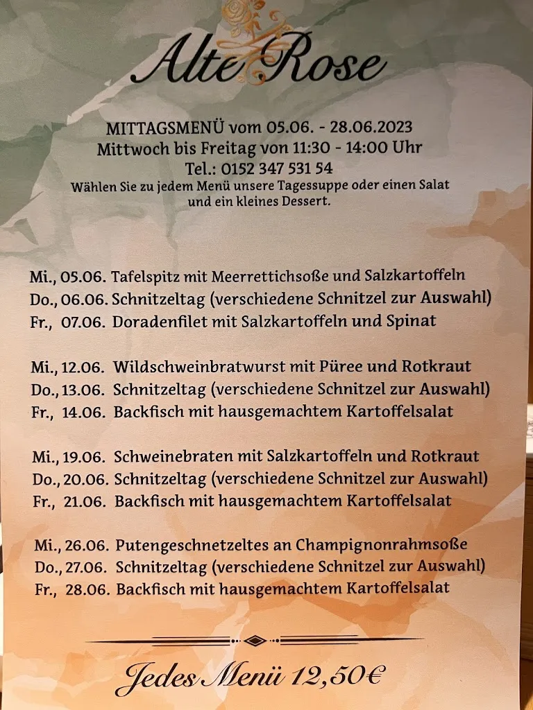 Menu_Alte Rose deutsch-kroatische Küche_Taunus_immagine_1