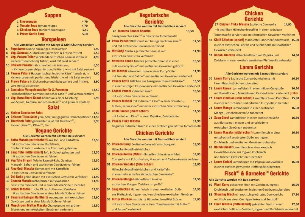 Menu_Taste of India Idstein_Idstein_immagine_1