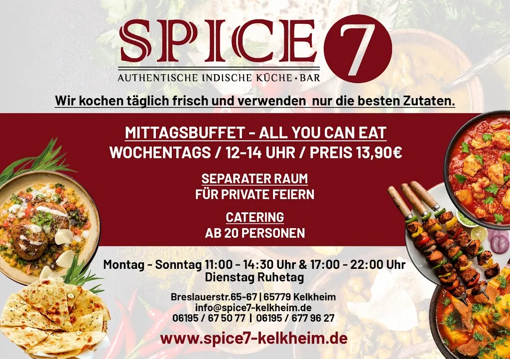 Menu_SPICE 7 - Indisches Restaurant_(Taunus)_immagine_1