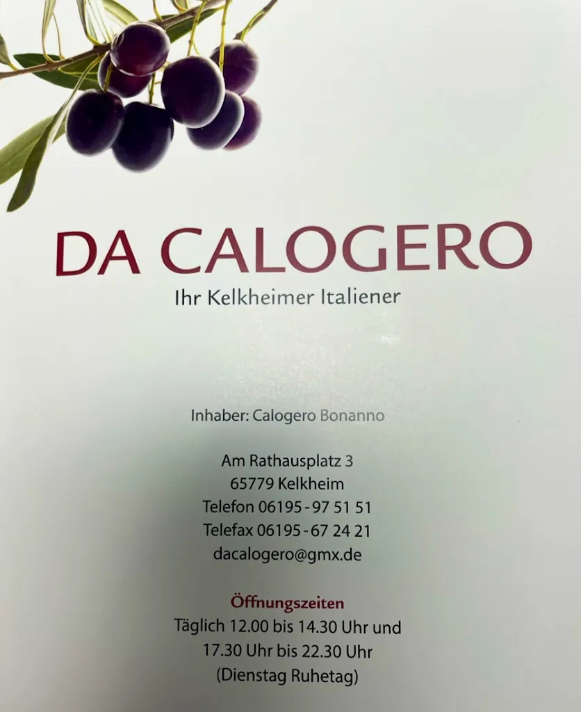 Menu_Ristorante Pizzeria Da Calogero__image_2