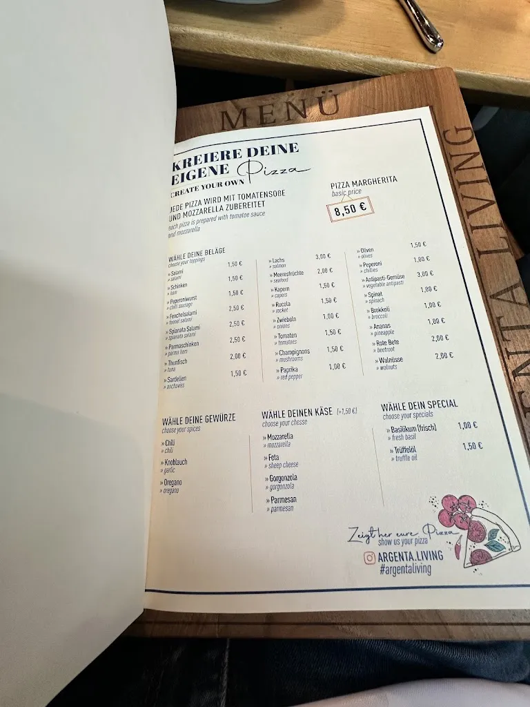 Menu_Ristorante Pizzeria Argenta | Bar & Lounge_Künzell_immagine_1