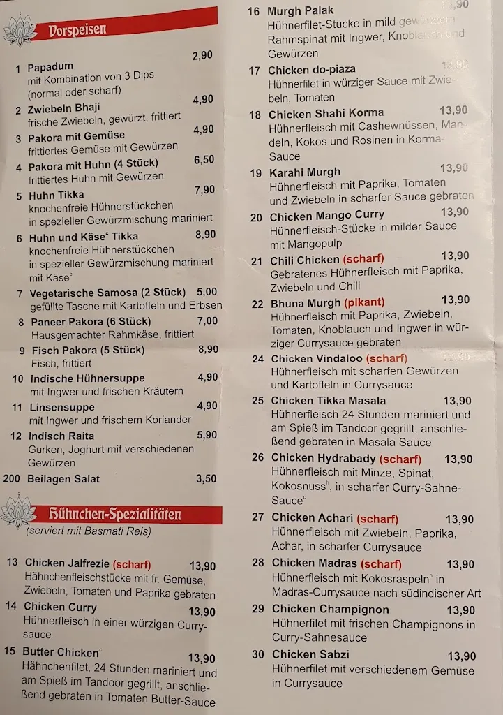 Menü_Taj Mahal Restaurant_Korbach_Bild_3