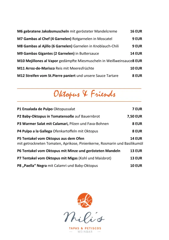 Menu_Mili's Tapas & Petiscos_Taunus_immagine_3