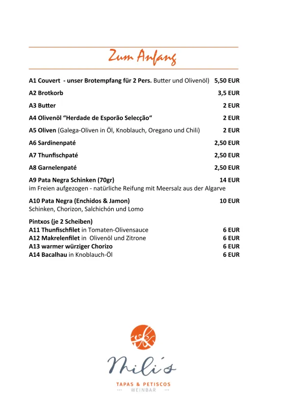 Menu_Mili's Tapas & Petiscos_Taunus_immagine_4