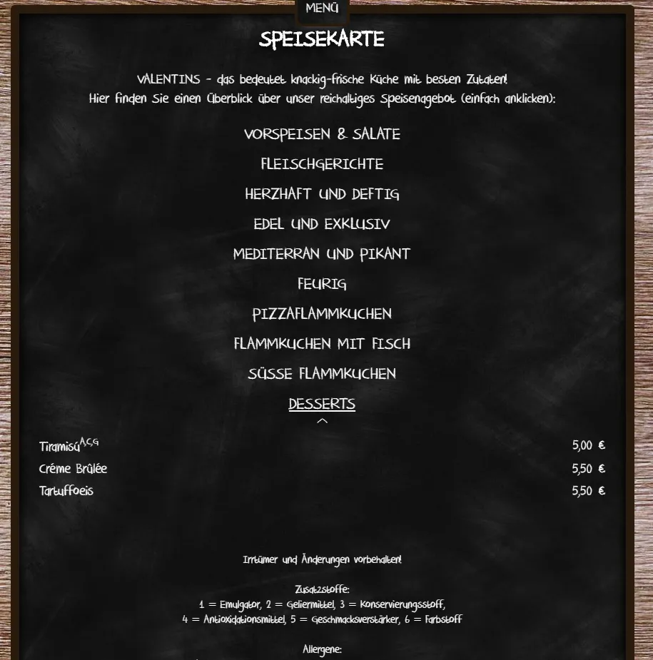 Menu_VALENTINS - Das Flammkuchenhaus_Taunus_image_1