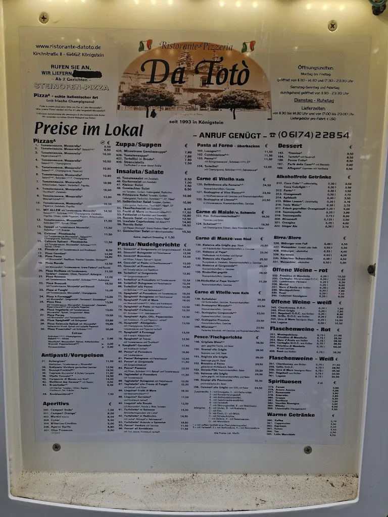 Menu_Ristorante Pizzeria Da Totò_Taunus_image_1