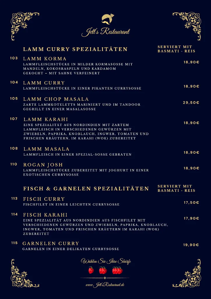 Menu_Jett's Restaurant_Taunus_immagine_2