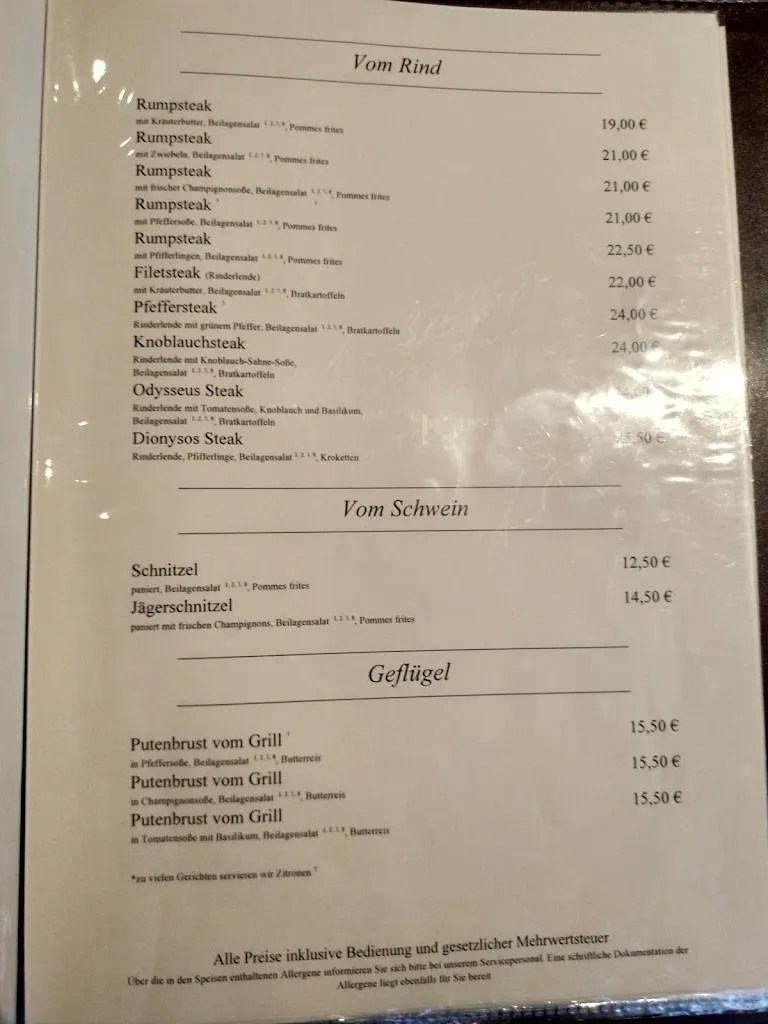 Menu_Restaurant Stadt Athen_Lampertheim_immagine_1