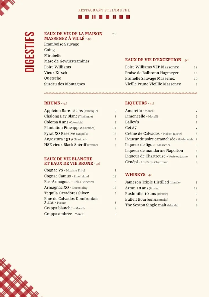 Menu_Restaurant Steinmuehl_France_immagine_1