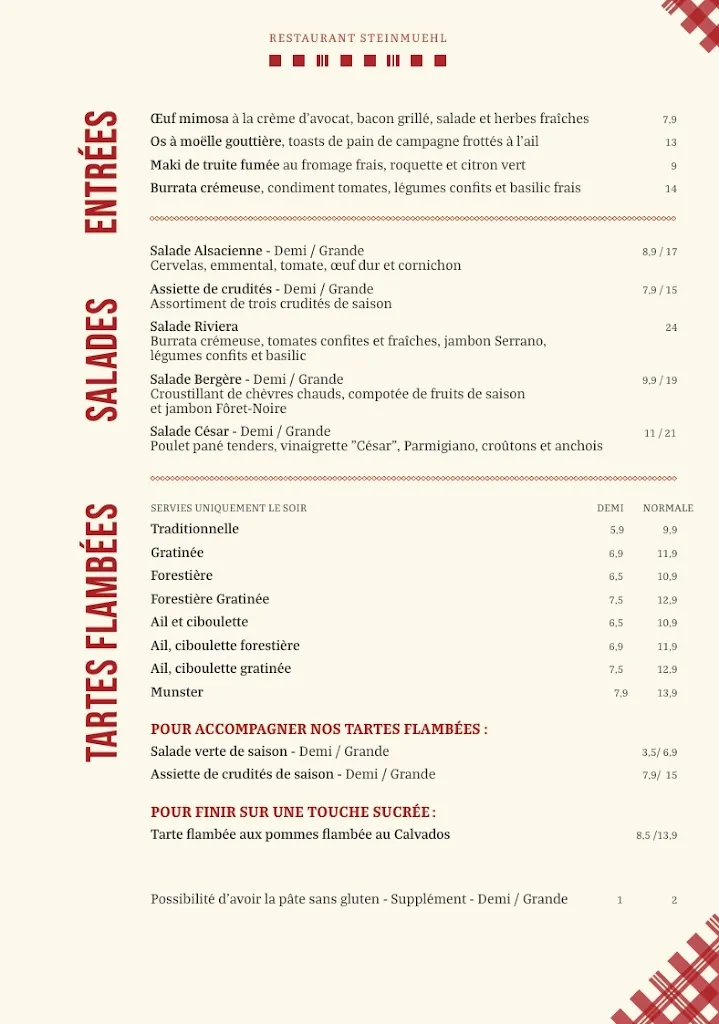 Menu_Restaurant Steinmuehl_France_immagine_3