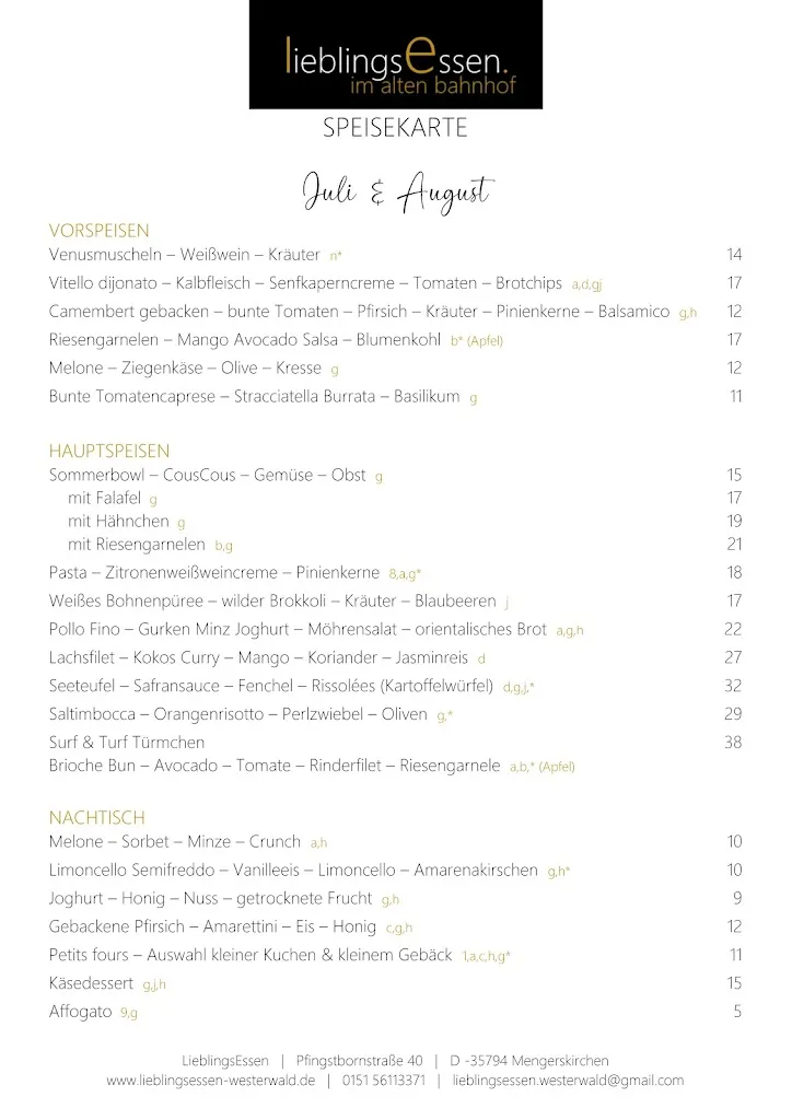 Menu_Lieblingsessen im alten Bahnhof Mengerskirchen_Mengerskirchen_image_1