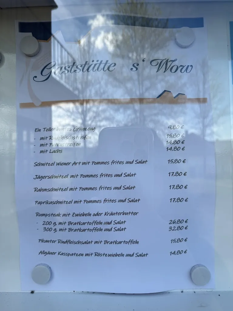 Menu_Gaststätte s’Wow_Mehlbach_immagine_2