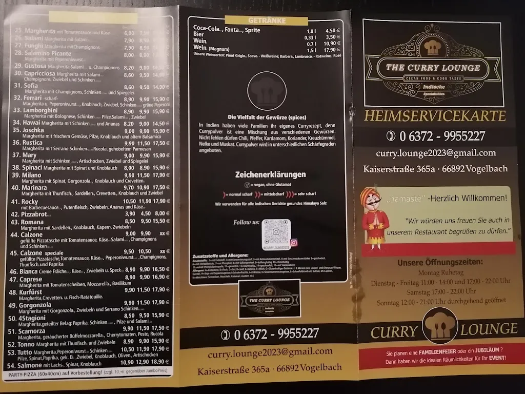 Menu_The Curry Lounge_Bruchmühlbach-Miesau_immagine_3