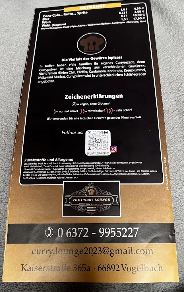 Menu_The Curry Lounge_Bruchmühlbach-Miesau_immagine_4