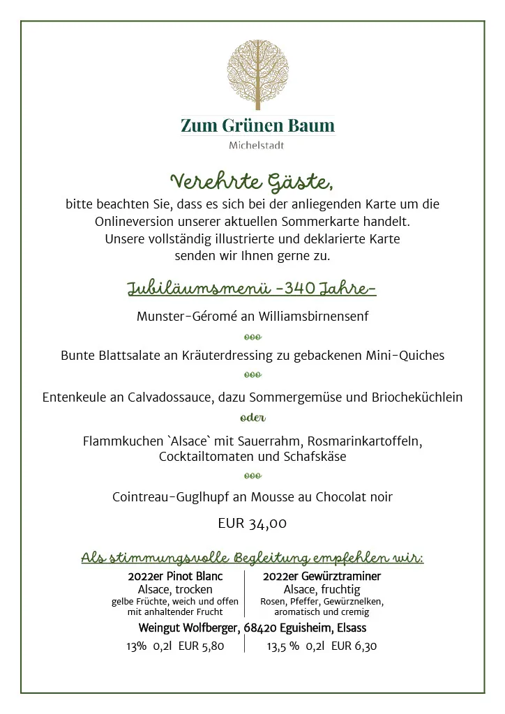 Menu_Historisches Odenwald-Gasthaus Zum Grünen Baum_Michelstadt_image_3