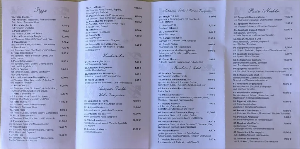 Menu_La Conchiglia_Melsungen_image_2