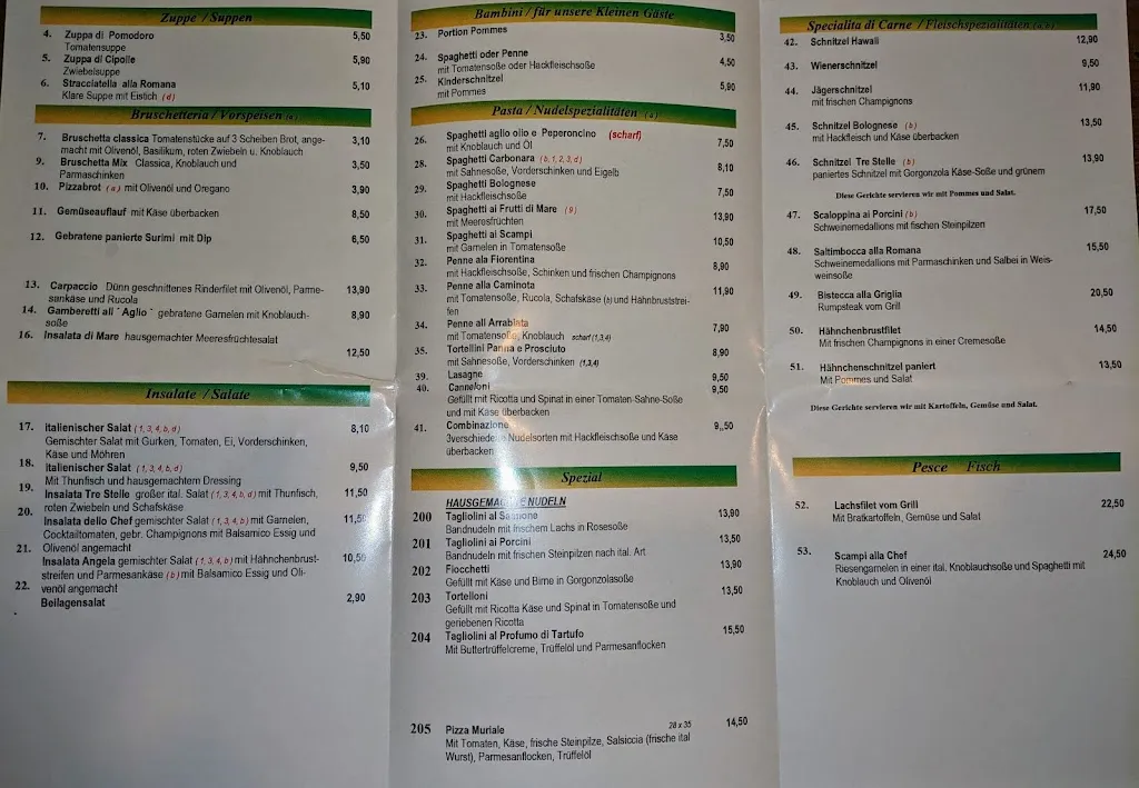 Menu_Pizzeria Tre Stelle da Toni_Münzenberg_image_2