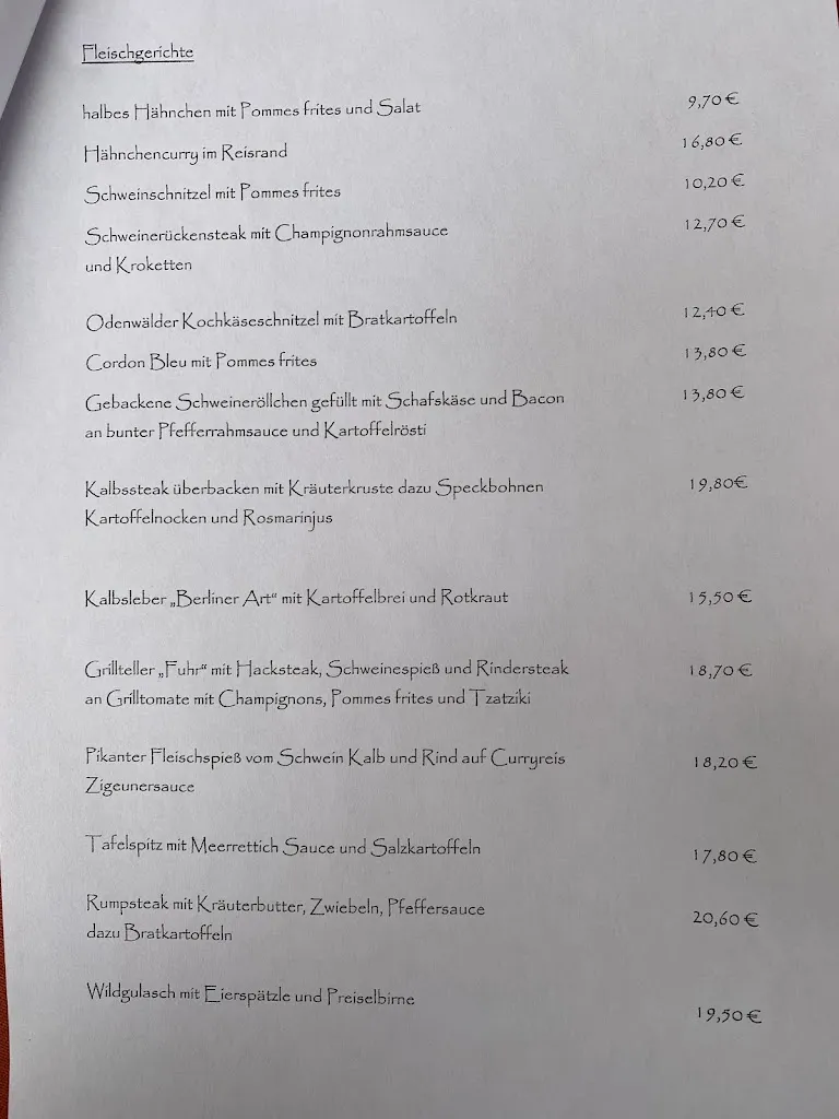 Menu_Waldschenke Fuhr - Hotel-Café-Restaurant_Mörlenbach_image_1