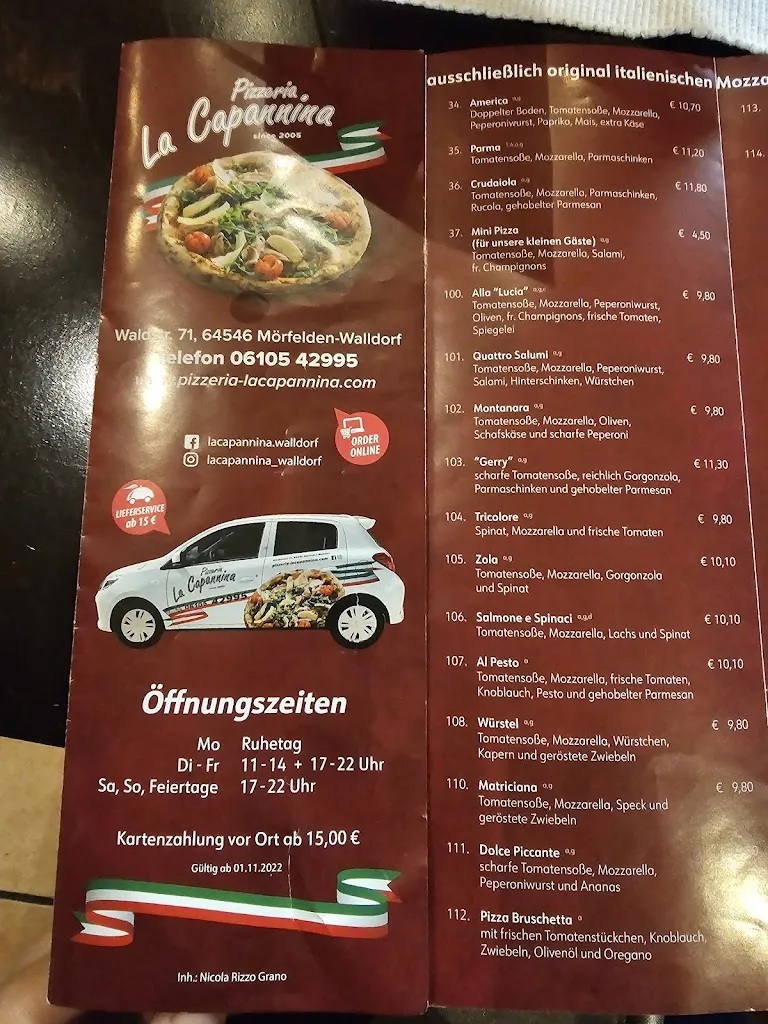 Menu_Pizzeria La Capannina_Mörfelden-Walldorf_image_4