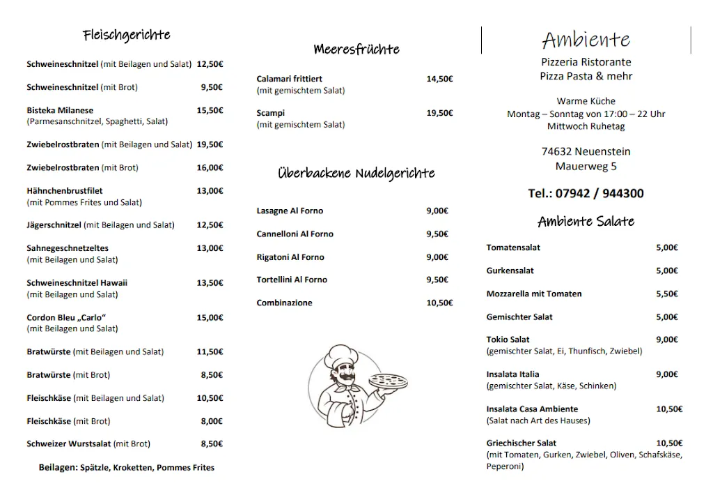 Menu_Bistro Ambiente_Neuenstein_image_1