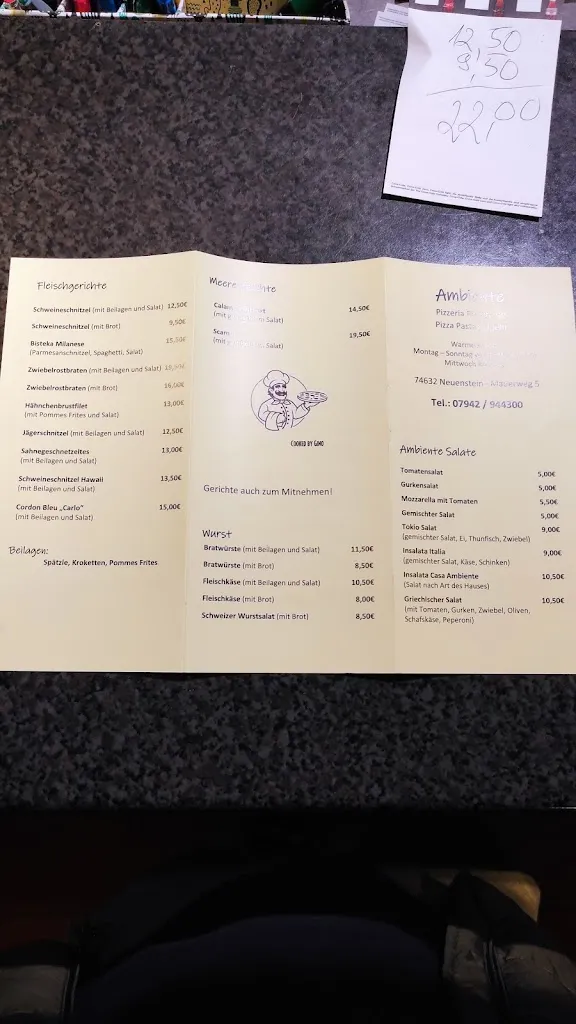 Menu_Bistro Ambiente_Neuenstein_image_4