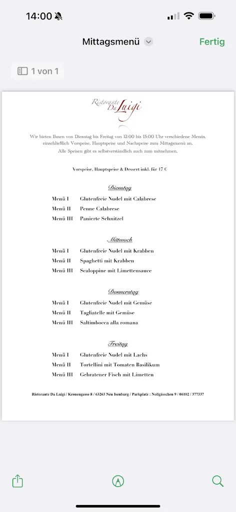 Menu_Ristorante Da Luigi_Neu-Isenburg_image_2