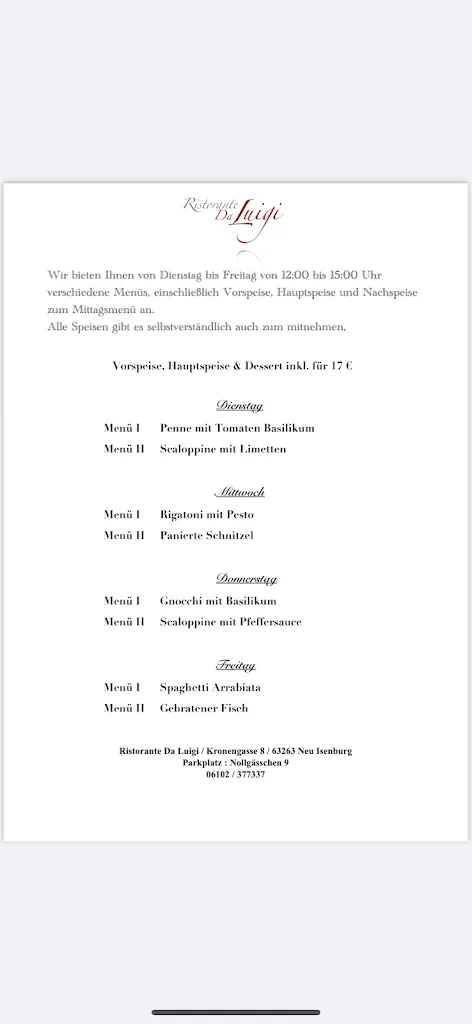 Menu_Ristorante Da Luigi_Neu-Isenburg_image_3