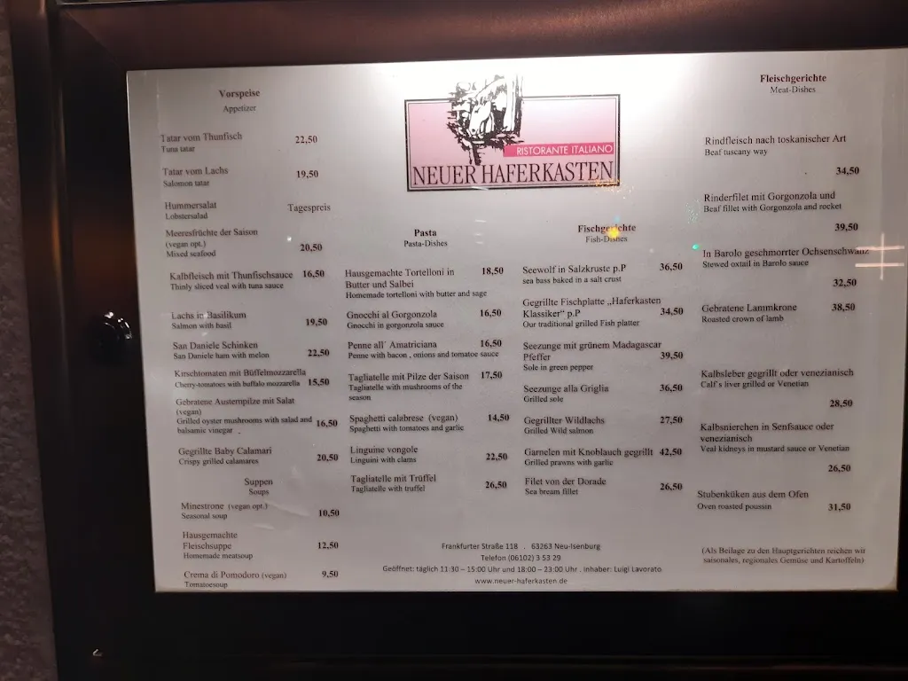 Menu_Neuer Haferkasten Gastronomie GmbH_Neu-Isenburg_immagine_3