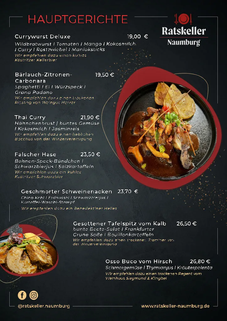 Menu_Ratskeller Naumburg - Restaurant_(Saale)_immagine_1