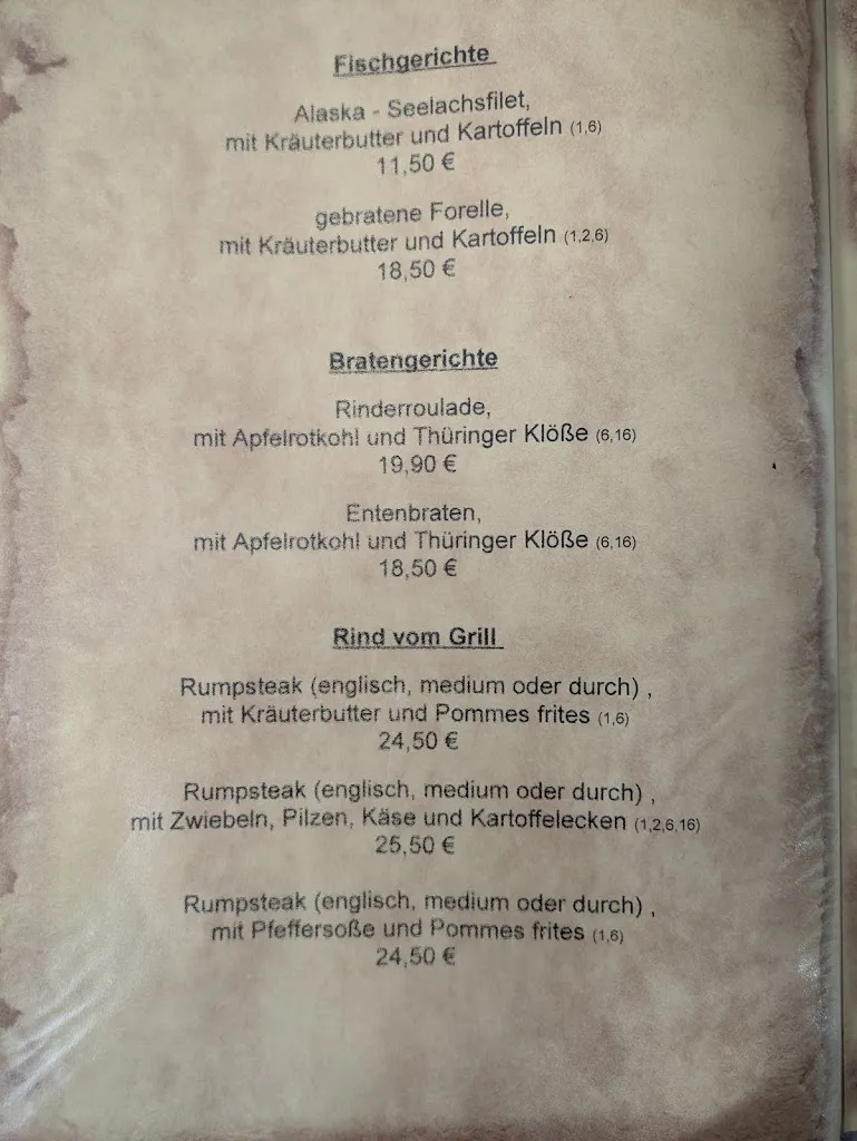 Menu_Hotel Loreley_(Saale)_image_1