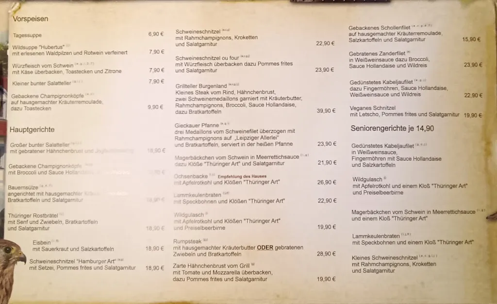 Menu_Landgasthof Gieckau_Wethau_immagine_1