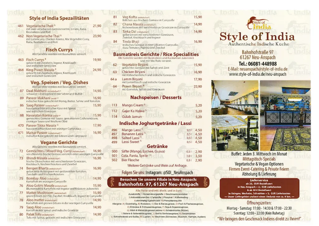 Menu_Style of India - Neu-Anspach_Neu-Anspach_image_2