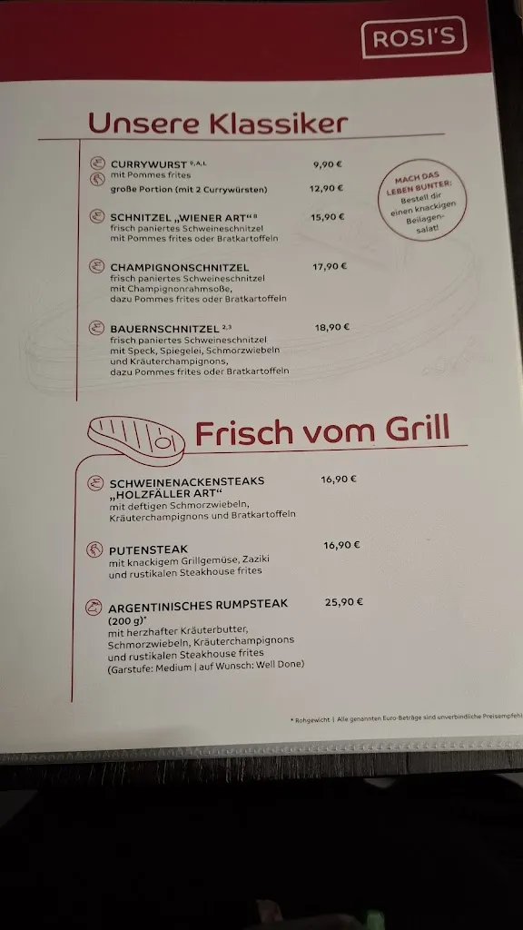 Menu_ROSI'S Niederaula_Niederaula_image_1