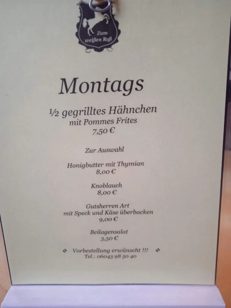 Menu_Zum weißen Roß_Nidda_immagine_1