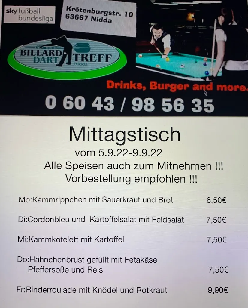 Menu_Dart&Billardtreff Nidda_Nidda_image_1