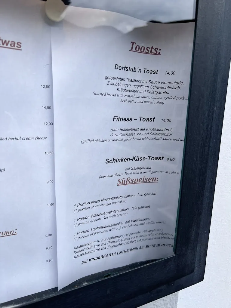 Menu_Cafe-Restaurant Dorfstub´n Andrea Draxl_Austria_image_4