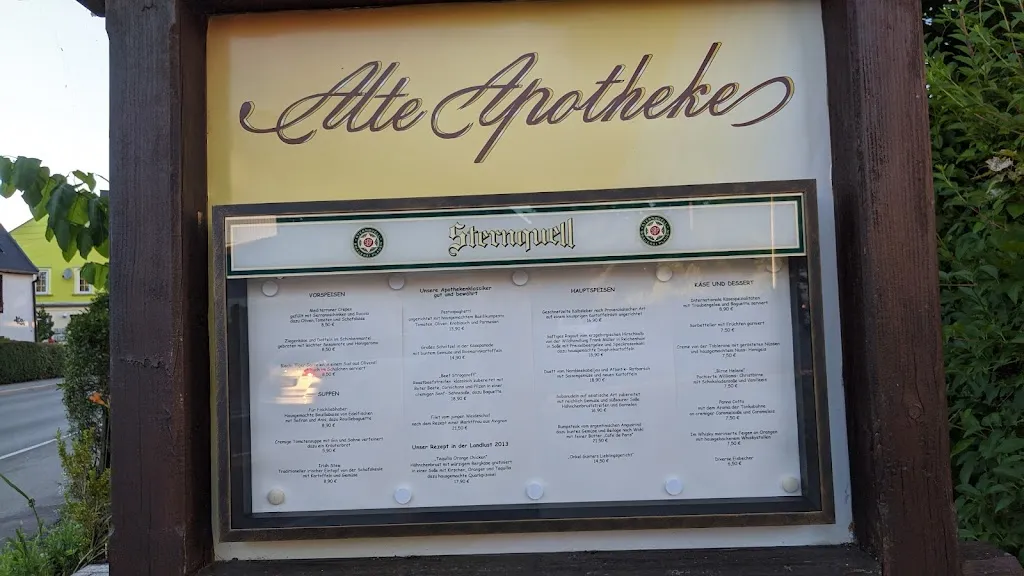 Menu_Gasthaus Alte Apotheke_Neukirchen/Erzgebirge_immagine_4