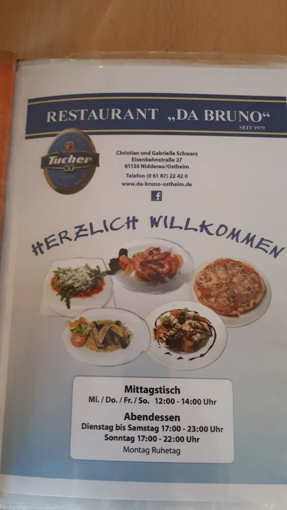 Menu_RESTAURANT DA BRUNO seit 1979_Nidderau_immagine_4