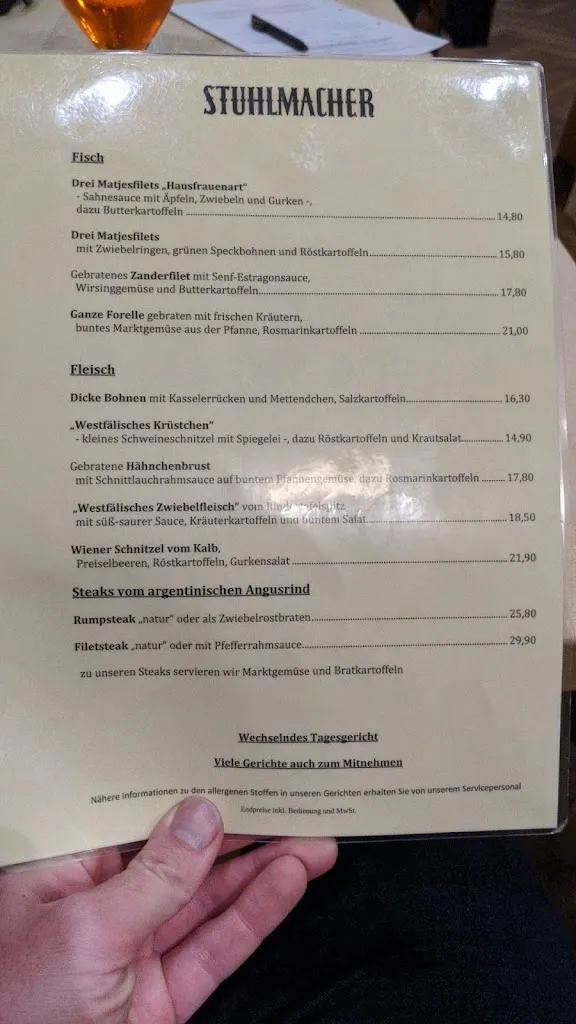 Menu_Gasthaus Stuhlmacher_Münster_imagen_3