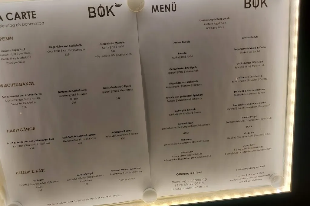 Menu_BOK Restaurant_Münster_immagine_1