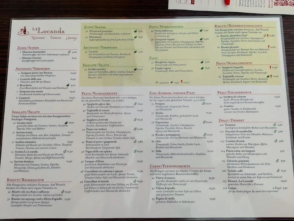 Menu_La Locanda_Münster_image_1