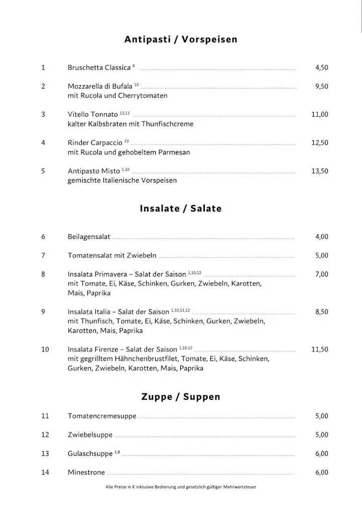 Menu_Ristorante Firenze Niedernhausen_Niedernhausen_image_4