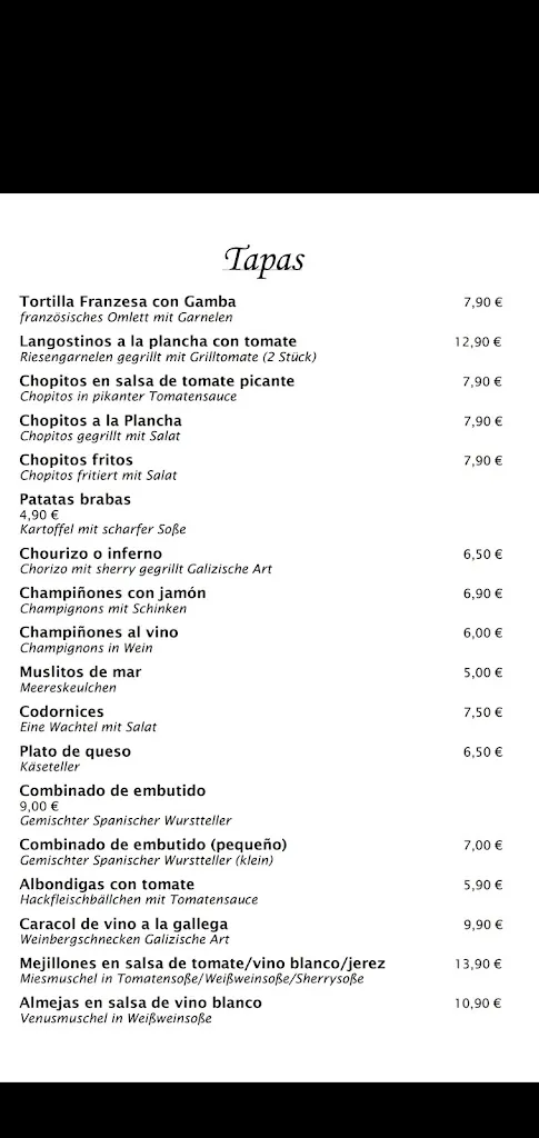 Menu_Restaurant Taberna Granada Galicia_Obertshausen_image_1